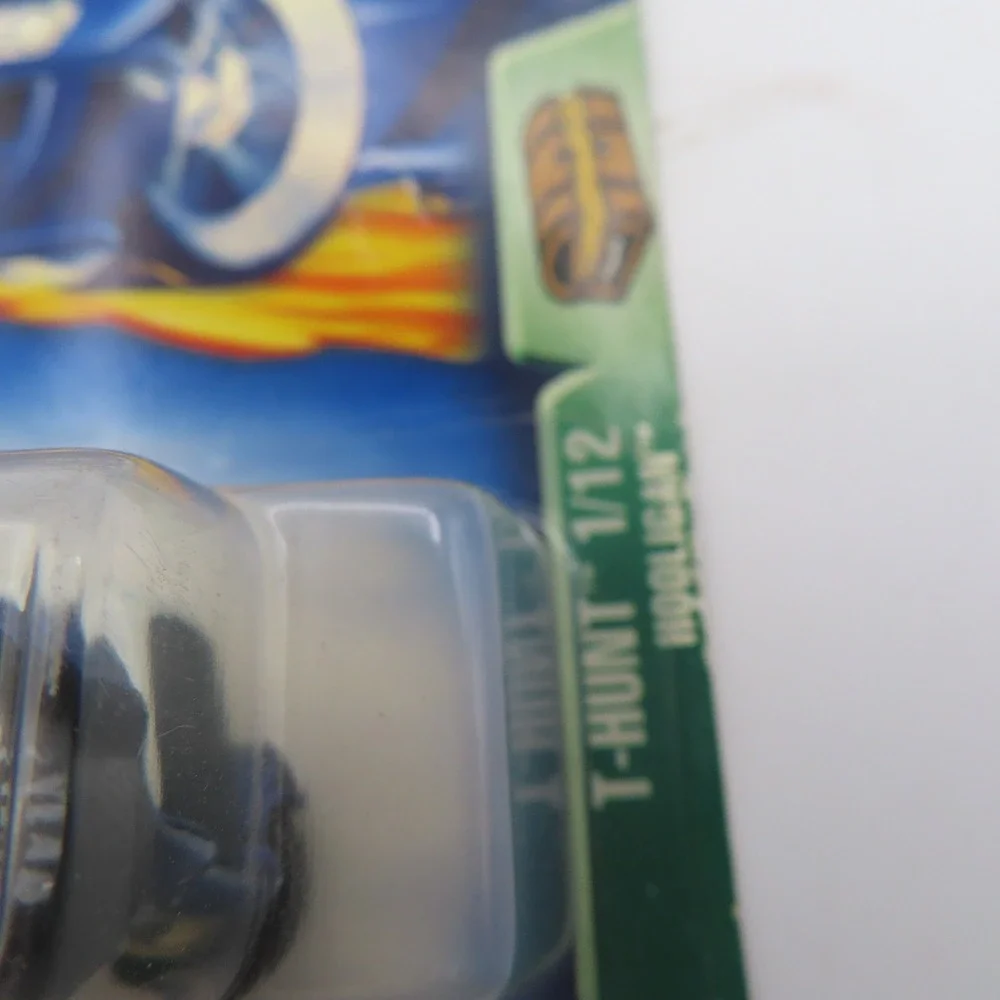 Hot Wheels 2003 Treasure Hunt Hooligan 1/12 White Blue Flames Real Riders 001